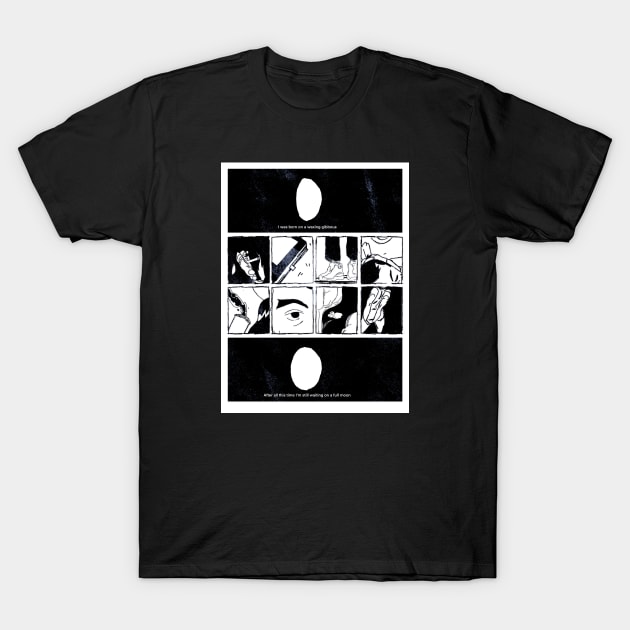 Waxing Gibbous T-Shirt by raulfigtree